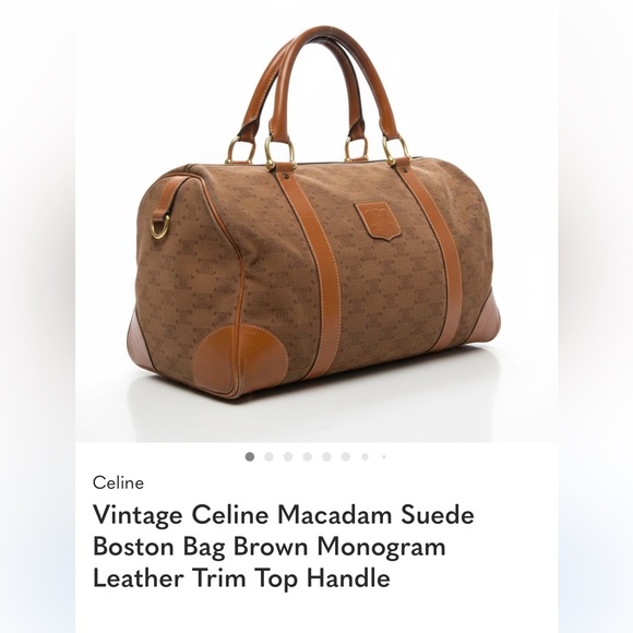 ❌sold❌Luxury Travel Capsule | Celine Boston Bag Olive Leather Jacket Ted Baker - Picture 6 of 6